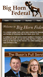 Mobile Screenshot of bighornfederal.com